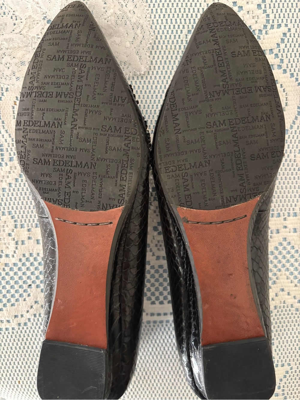 Sam Edelman Irela Embellished Leather Flats - Picture 11 of 11